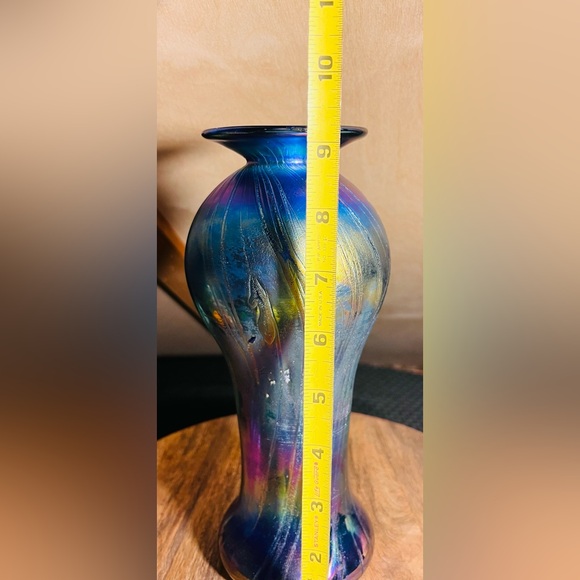 Garry Cohen Blown Glass Favrile Glass Vase - Picture 9 of 9